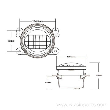 RGB Halo Fog Lights for Jeep Wrangler